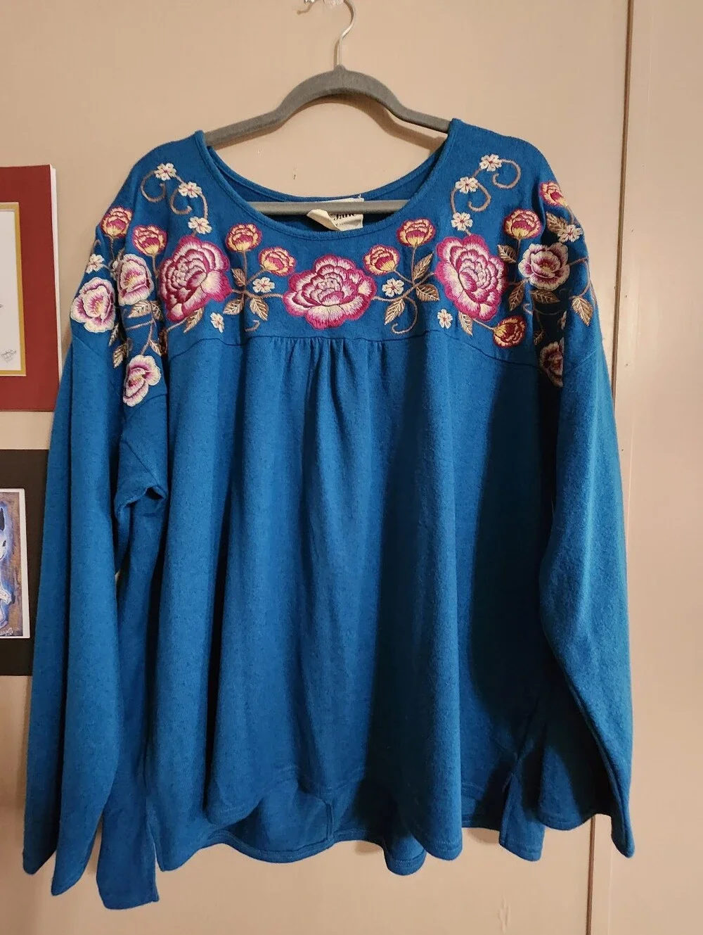 Boho Embroidered Tunic Top | Savanna Jane | 2X - Picture 1 of 9